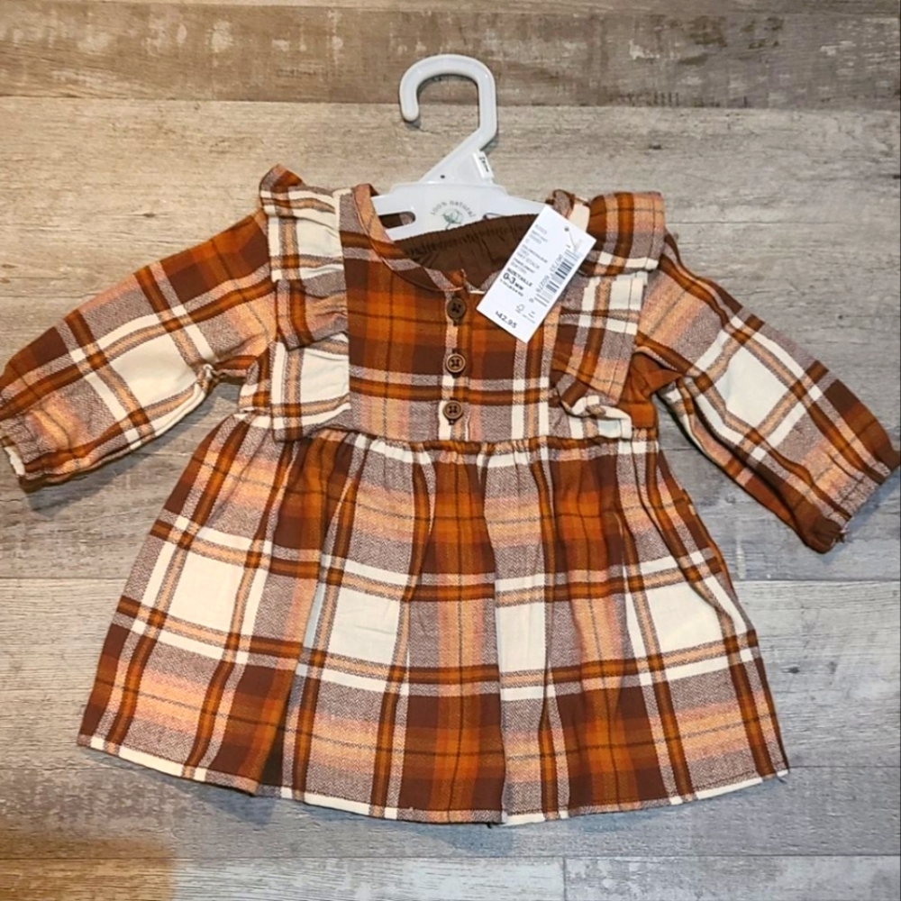 Plaid toddler dress